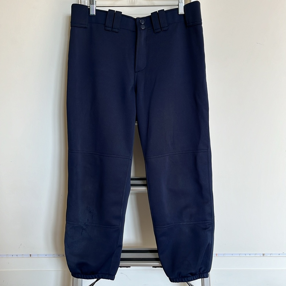 Navy mizuno women’s softball pant - size M